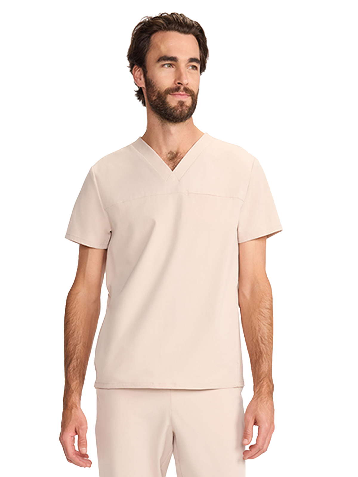 Medelita Scrubs - Men's 3-Pocket Vapor V-Neck Seamed Scrub Top