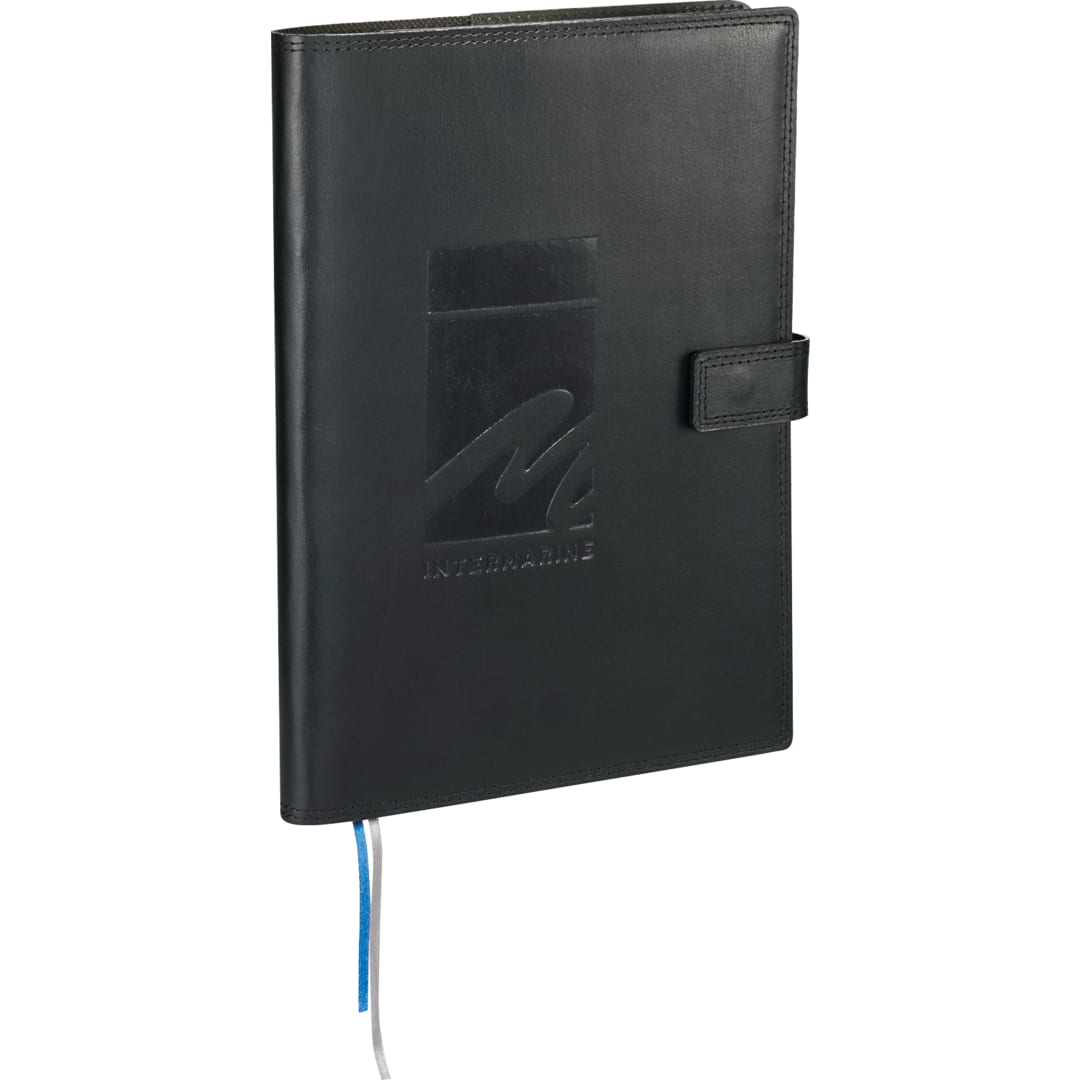 FSC® Mix 7" x 10" Uptown Refillable Leather Journa 9