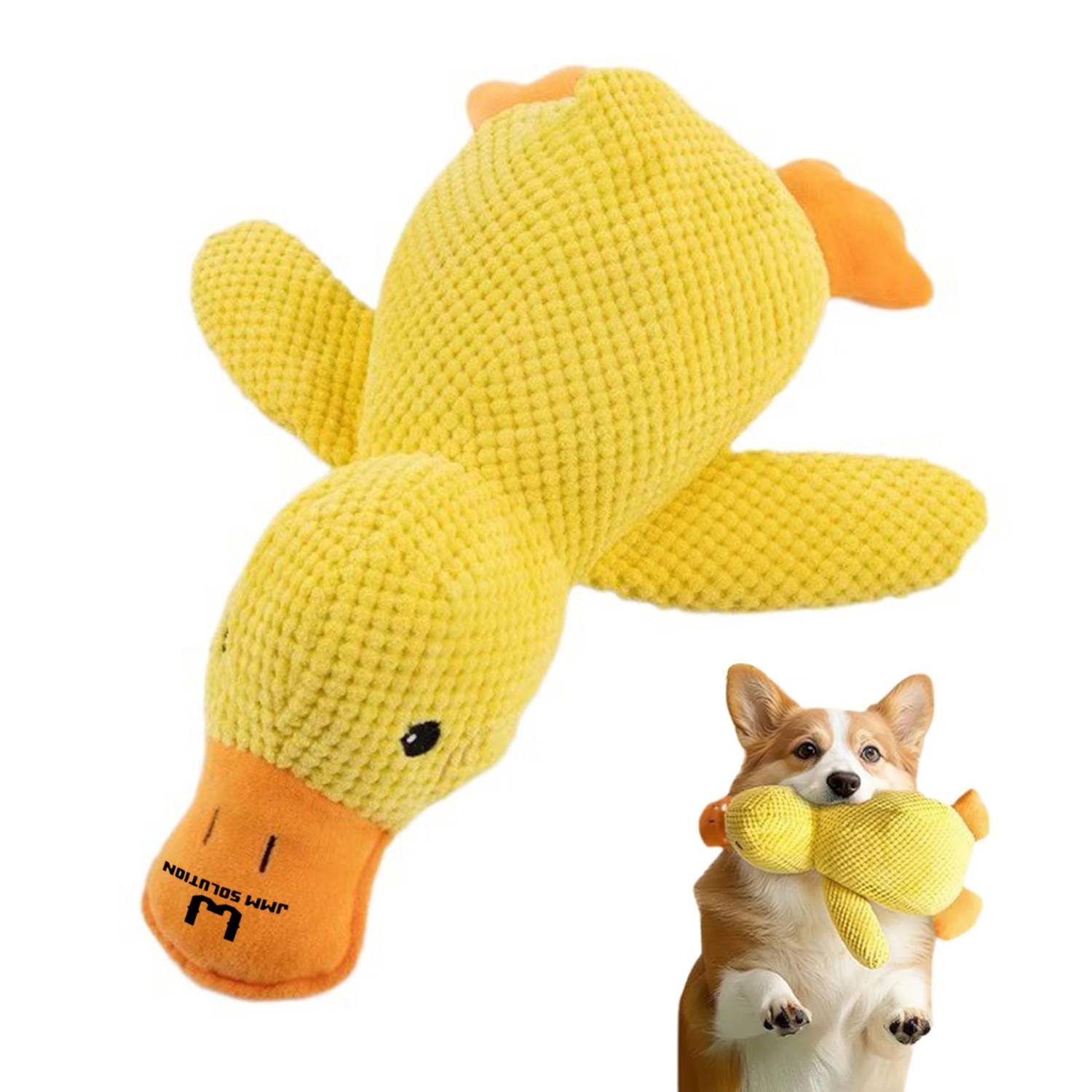 Pet Plush Duck Squeaker Stuffed Toy 1