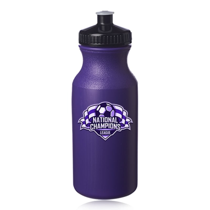 20 Oz Push Cap Sports Water Bottles 4