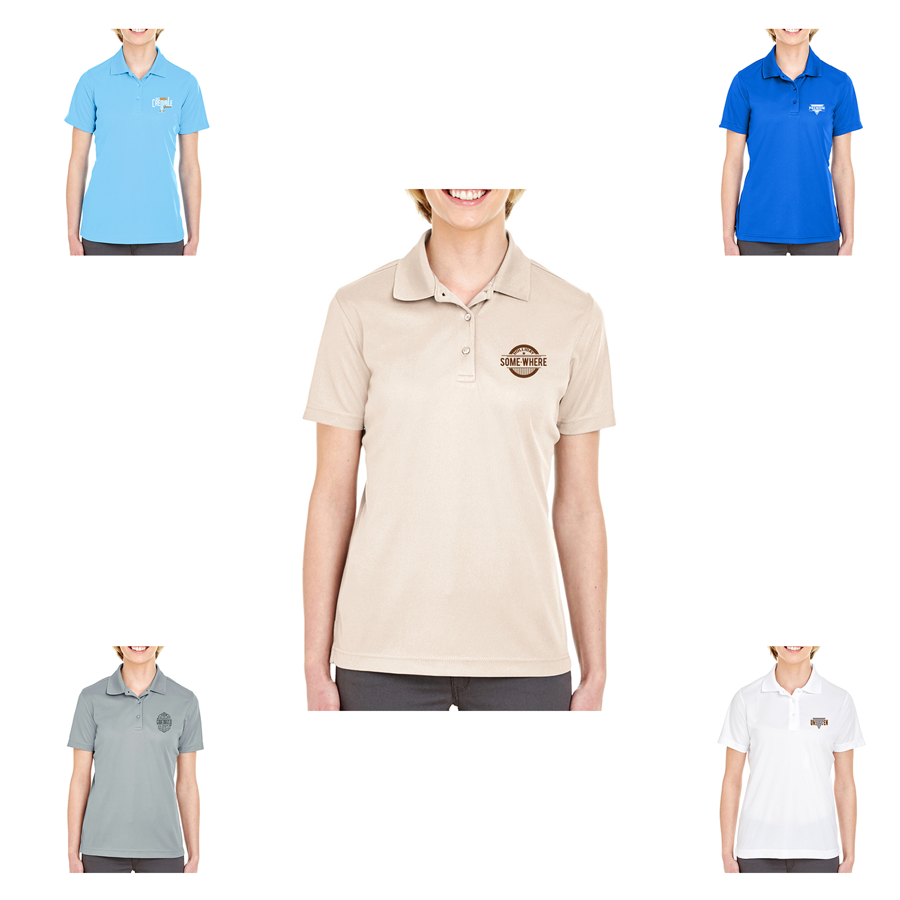 UltraClub Ladies' Cool & Dry Polo Shirts 32