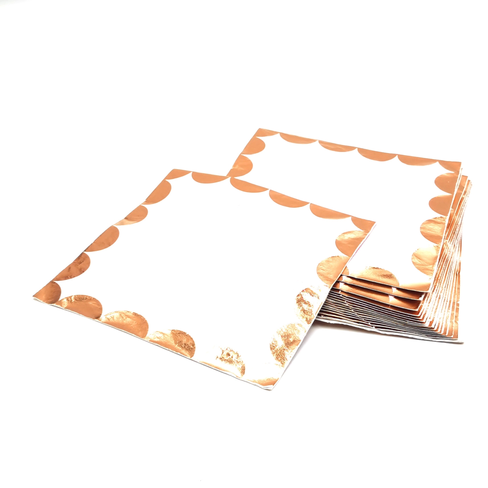 Custom Gold Foil Cocktail Paper Napkins 2