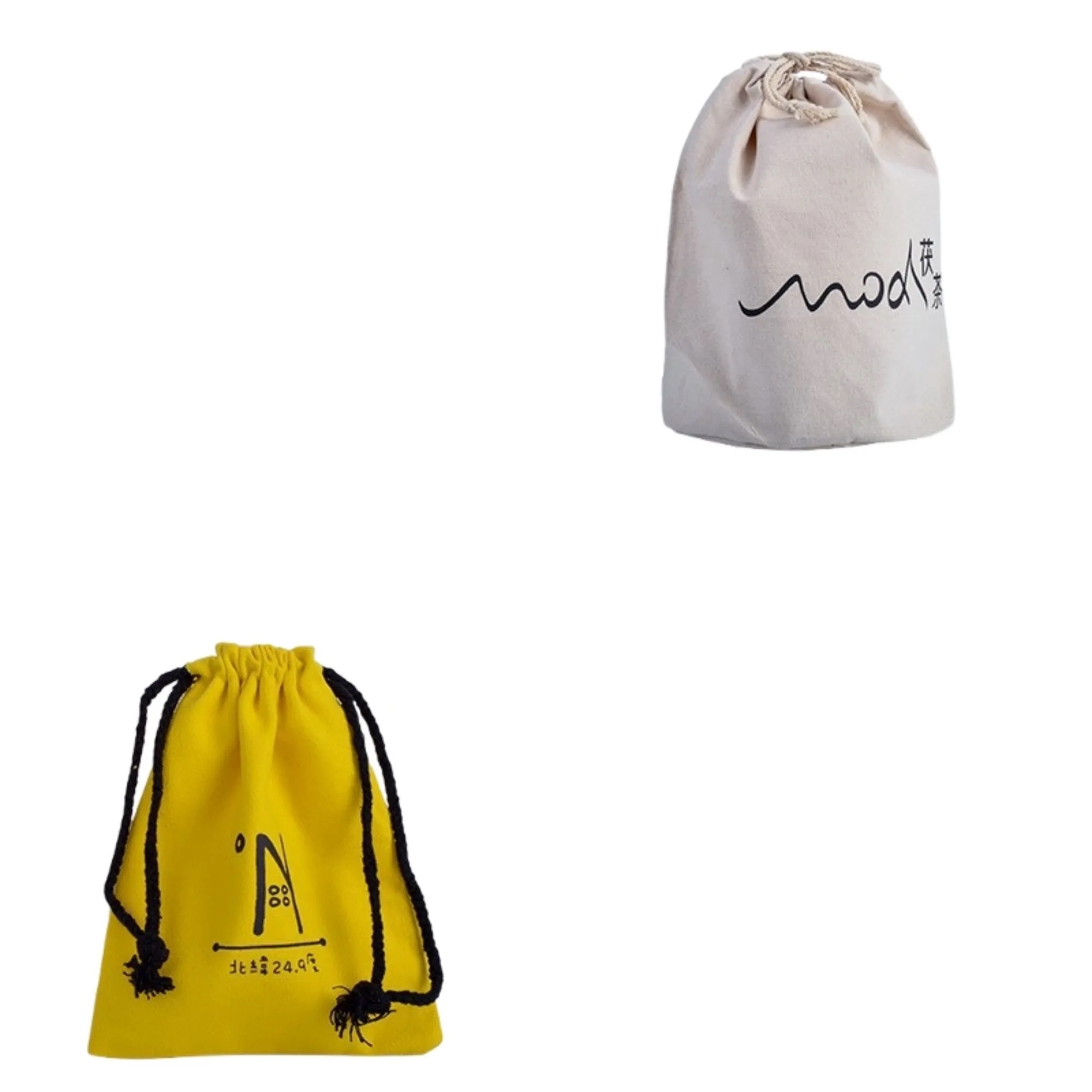 Durable Canvas Drawstring Pouch Bag 2