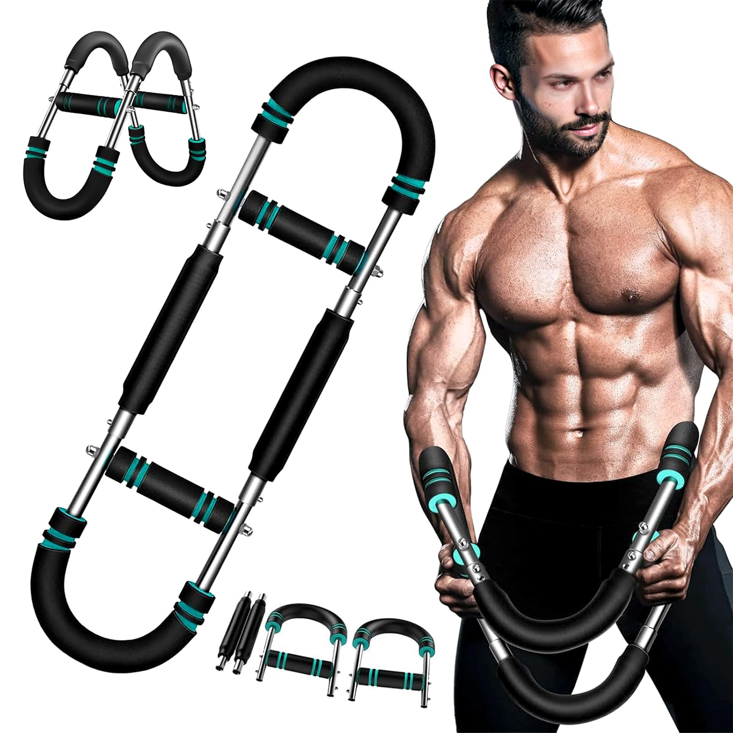 Adjustable Arm Strength Trainer - 3-Level Resistance Tool 3