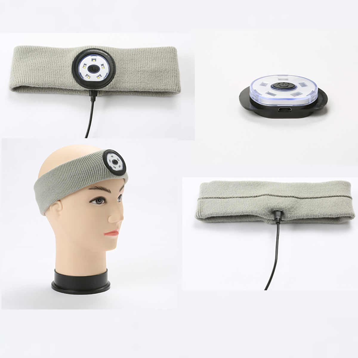 Sports Headband With LED Light 4