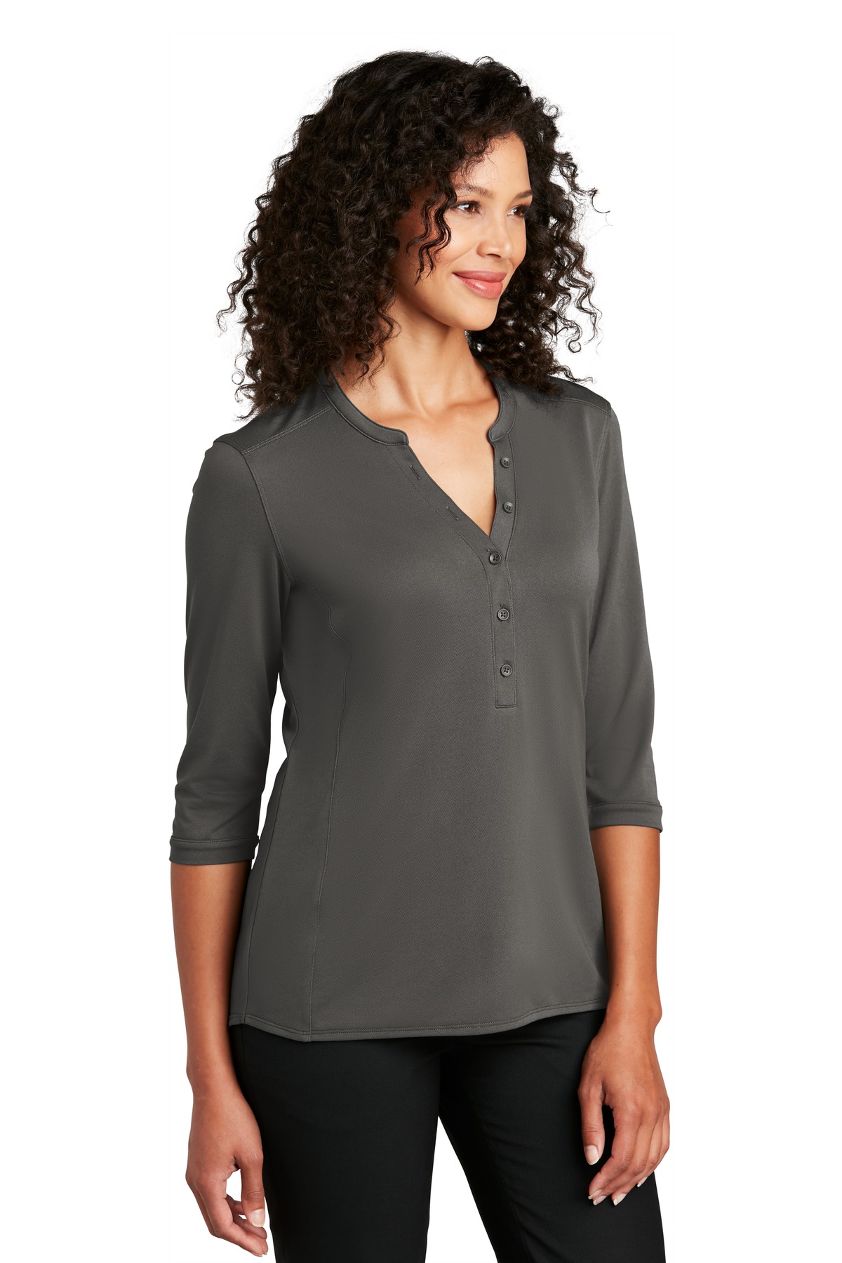 Port Authority Women's UV Choice Pique Henley LK750 64