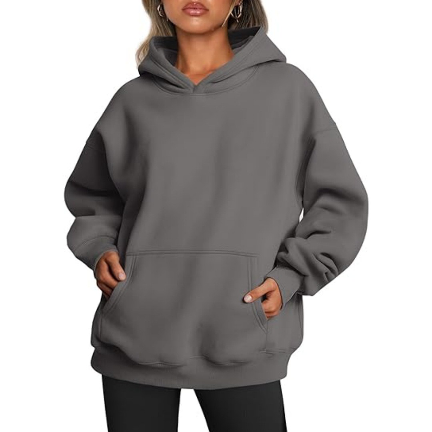 Womens Oversized Hoodies Fleece Sweatshirts Long Sleeve 2