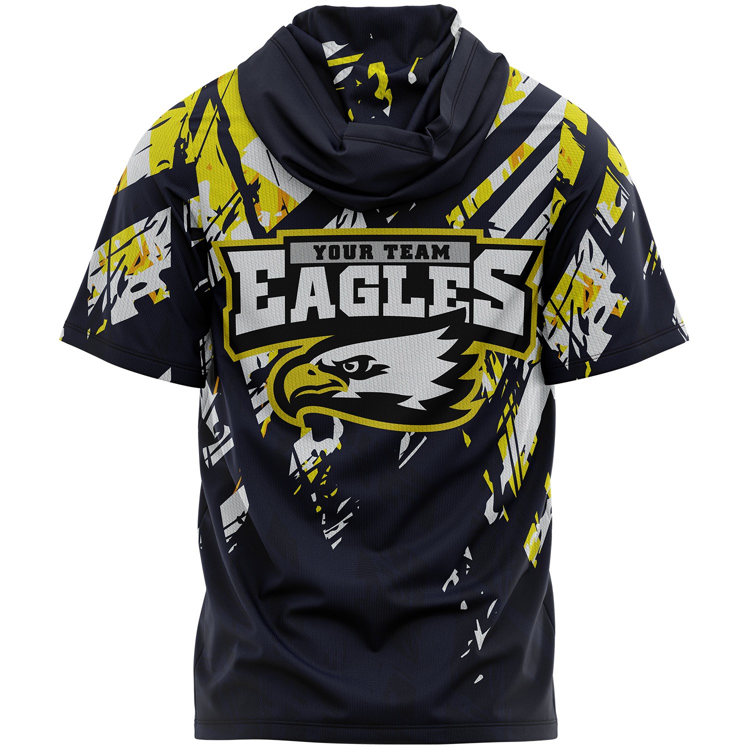Youth 180 GSM Spandex Milk Silk Sublimation Hooded T-shirt 2