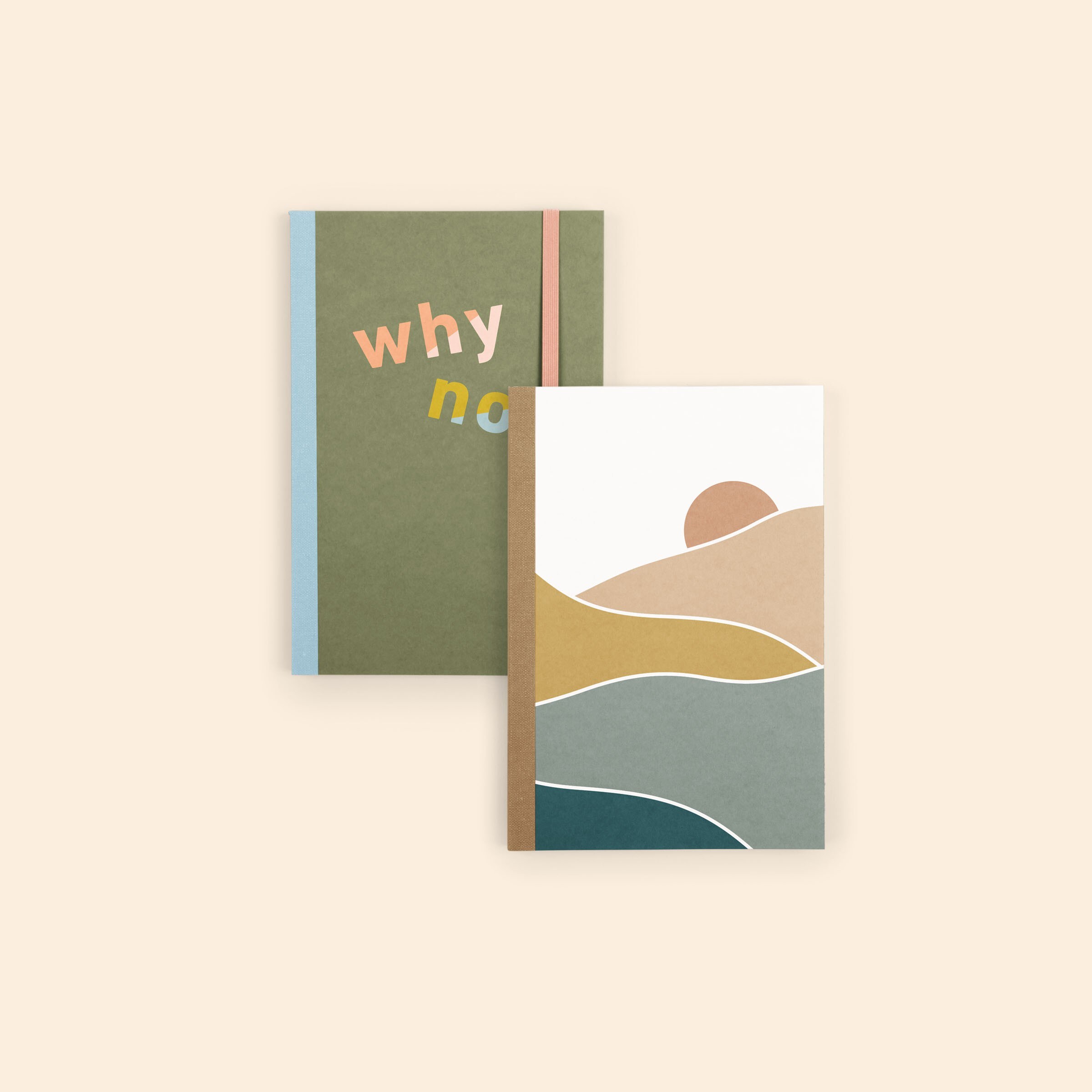 JOURNAL - 7.75 x 5.25 - TAPE - BLACK AND WHITE GUTS - W