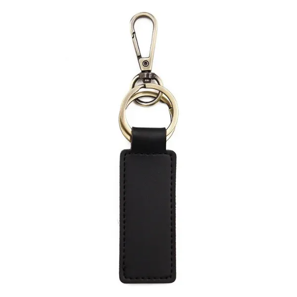 Leather Keychain with Clip 3