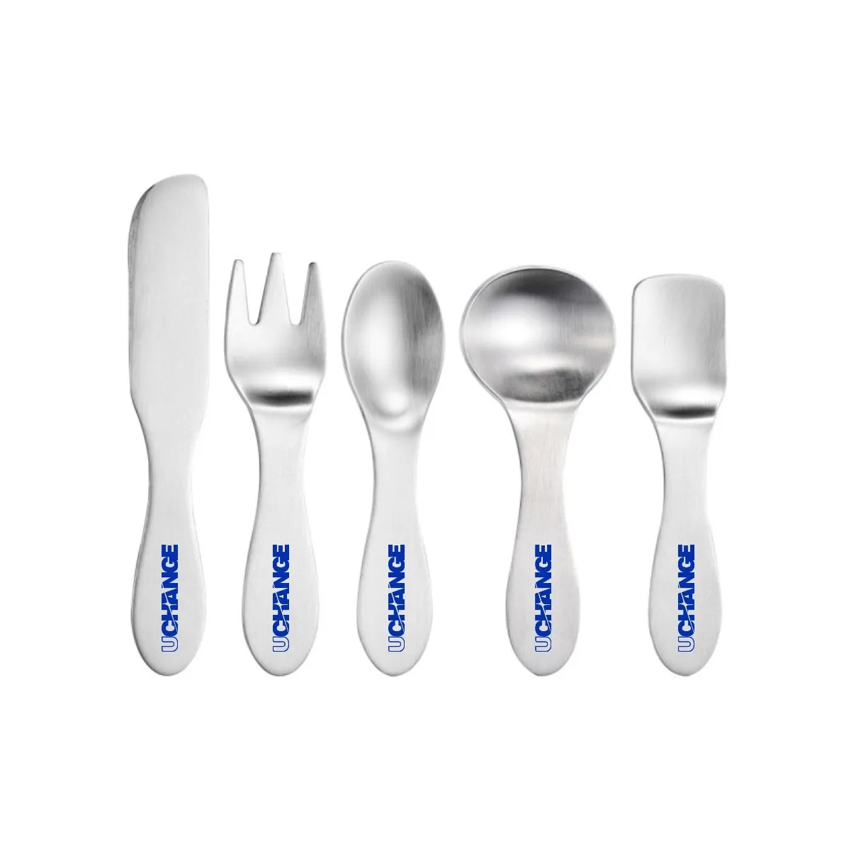 Mini Stainless Steel Dessert Spoon Fork And Butter Knife Set 7
