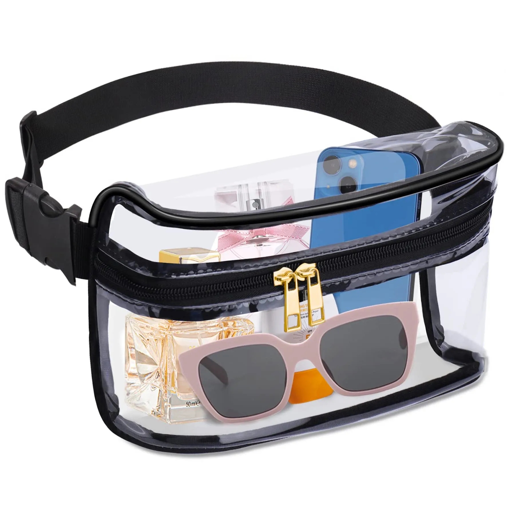 Waterproof Clear Fanny Waist Pack with Adjustable Strap 5