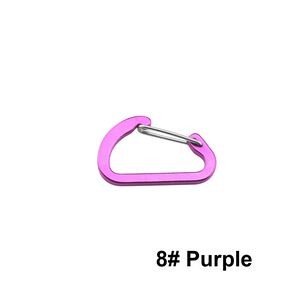 Lightweight Aluminum 8# Flat Carabiner 17