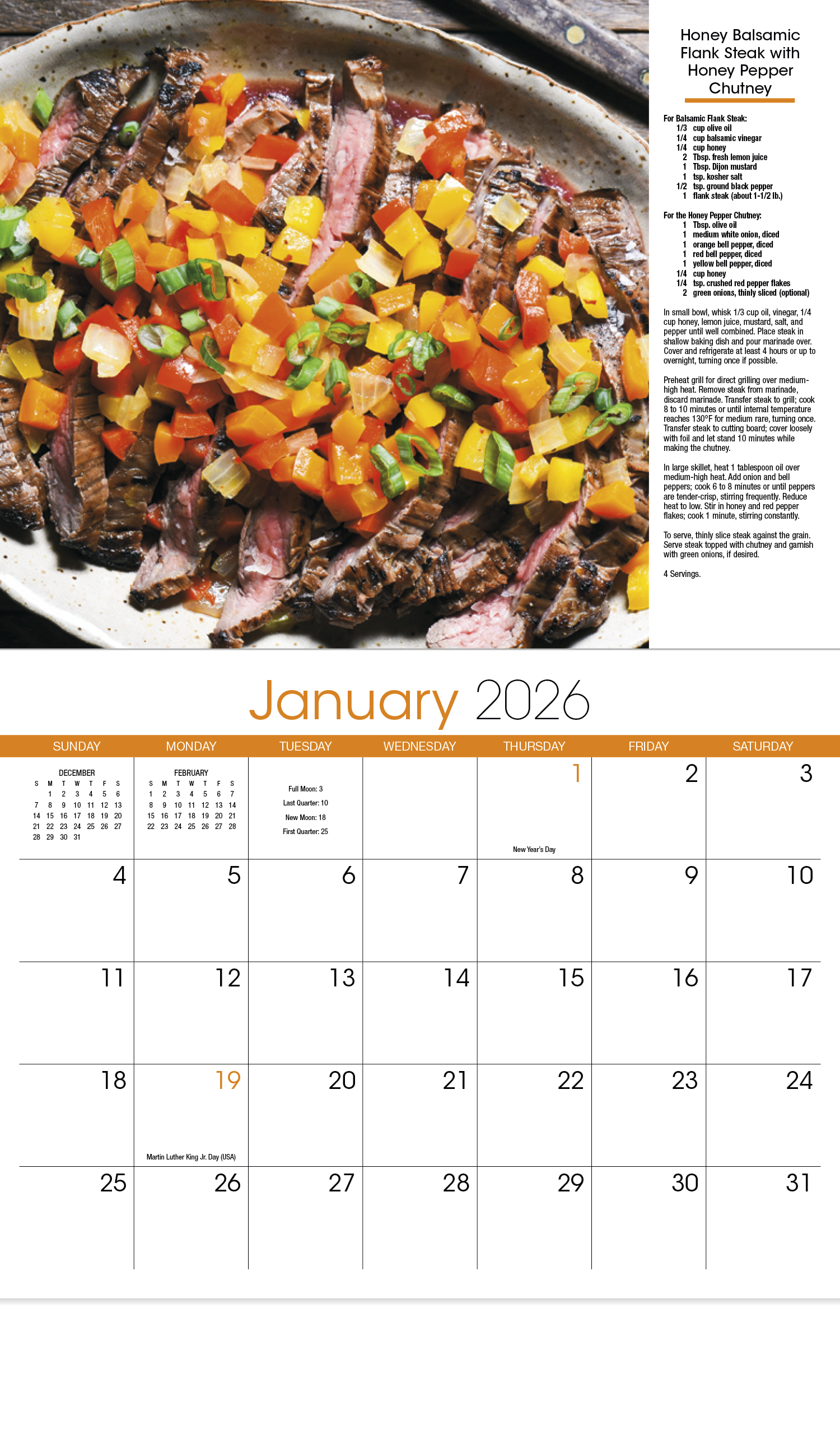 HotLine® Products Cooking Appointment Calendar - Stapled 15