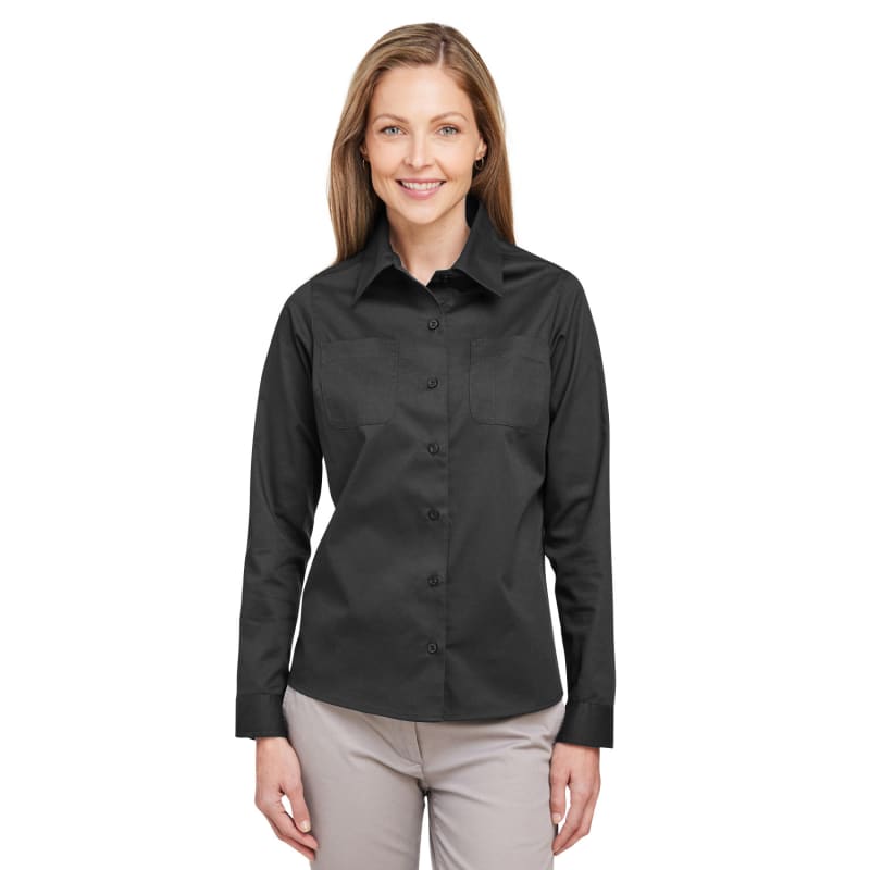Harriton Ladies' Advantage IL Long-Sleeve Workshirt 14
