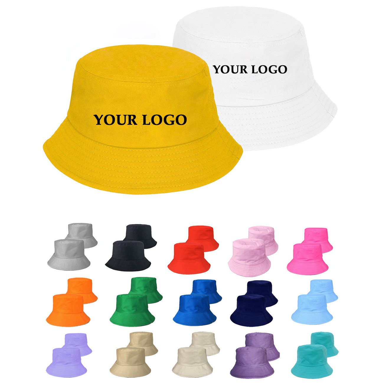 Multi Color Optional Men Women's Bucket Hat Summer Fishing Hats Outdoor 3