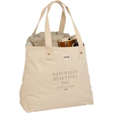FEED Organic Cotton Weekend Tote 13