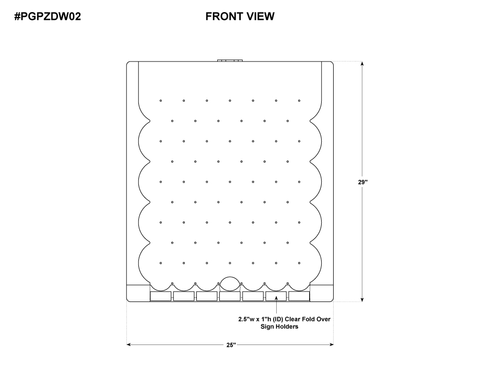 Countertop Prize Drop Game Imprinted Custom Color Finish