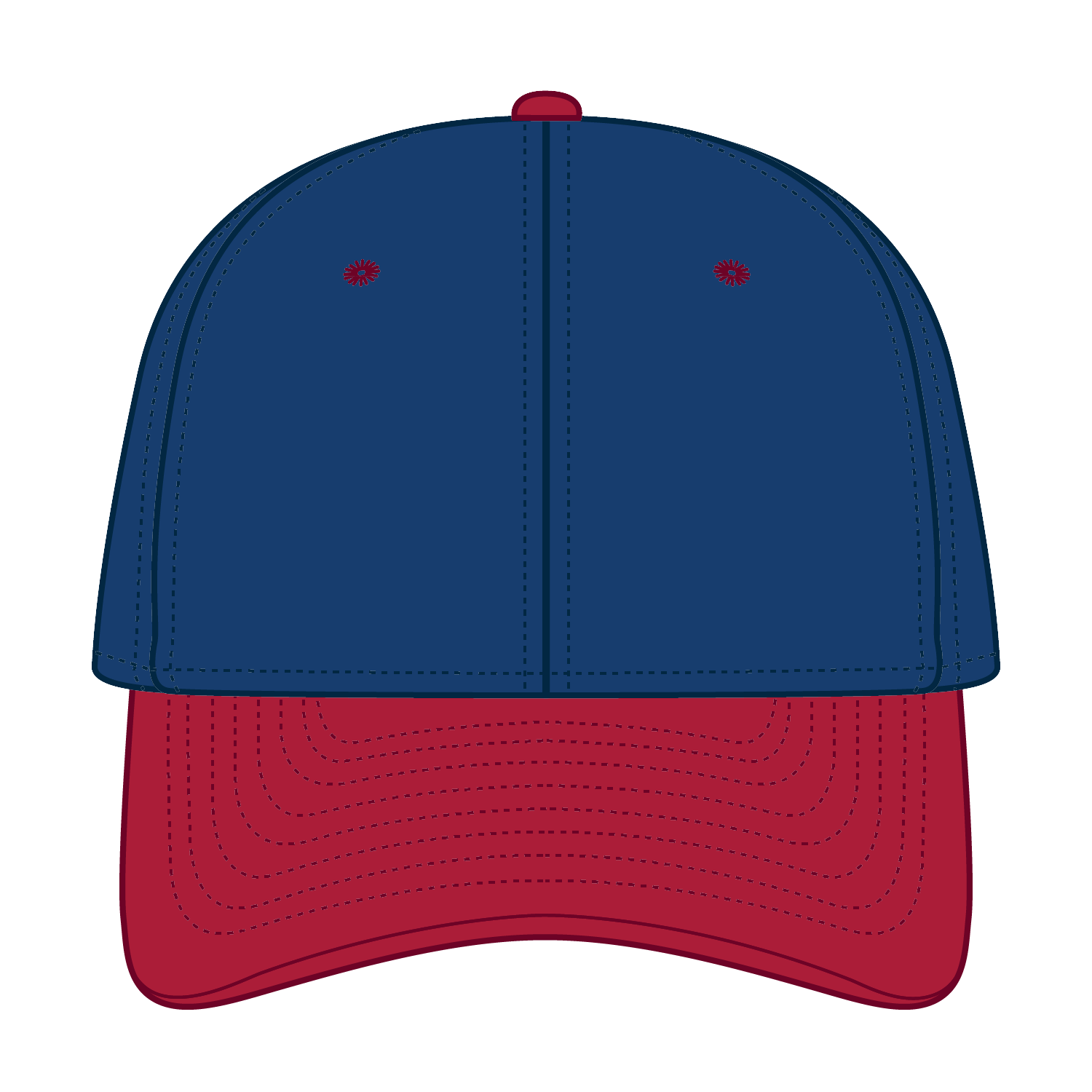OTTO CAP® 6 Panel Low Profile Baseball Cap 75