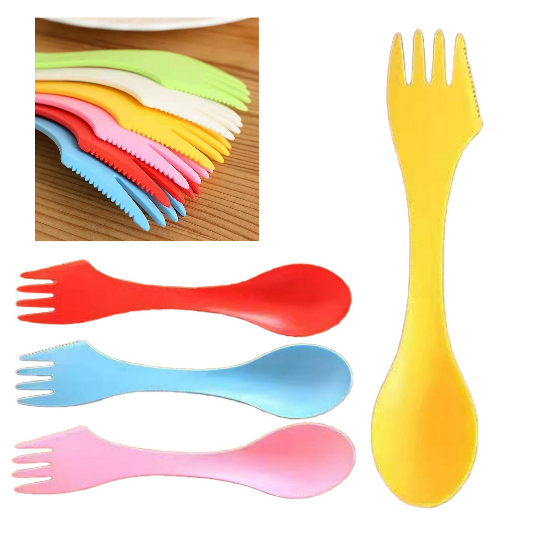 Plastic Sporks 3 In 1 2