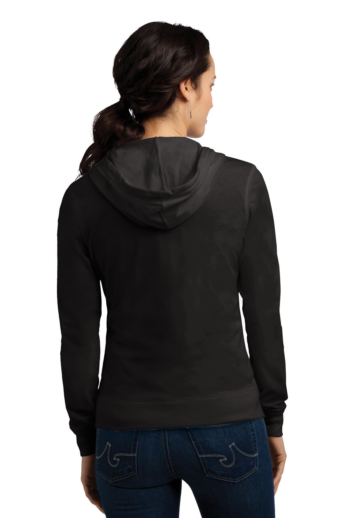 Women's Fitted Jersey Full-Zip Hoodie