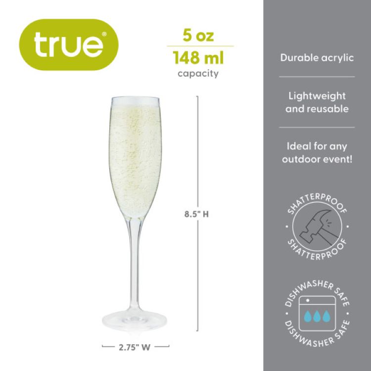 True® Hardy™: Acrylic Champagne Glass 2