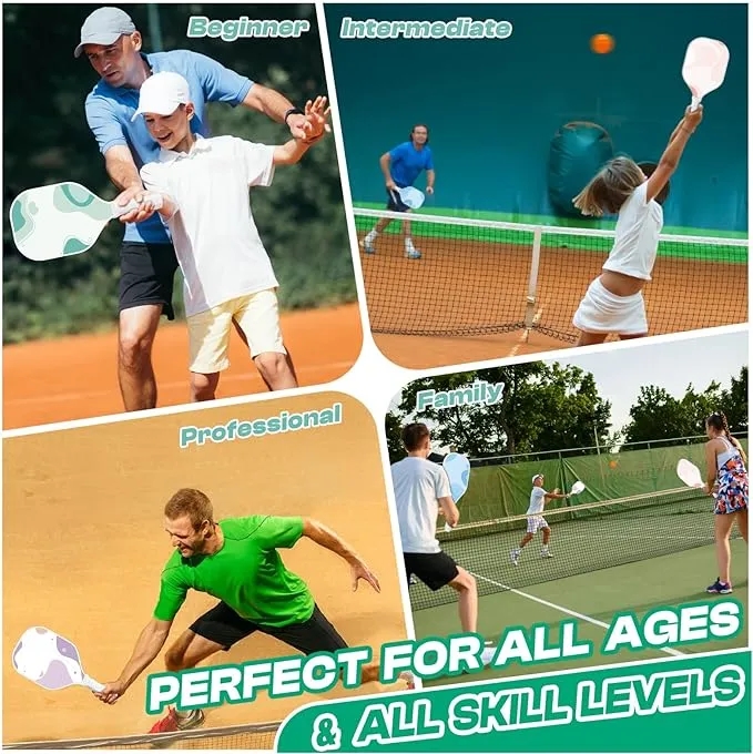 3K Graphite Pickleball Racket Set 4