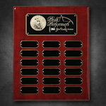 Rosewood Piano Finish Perpetual Plaque 6