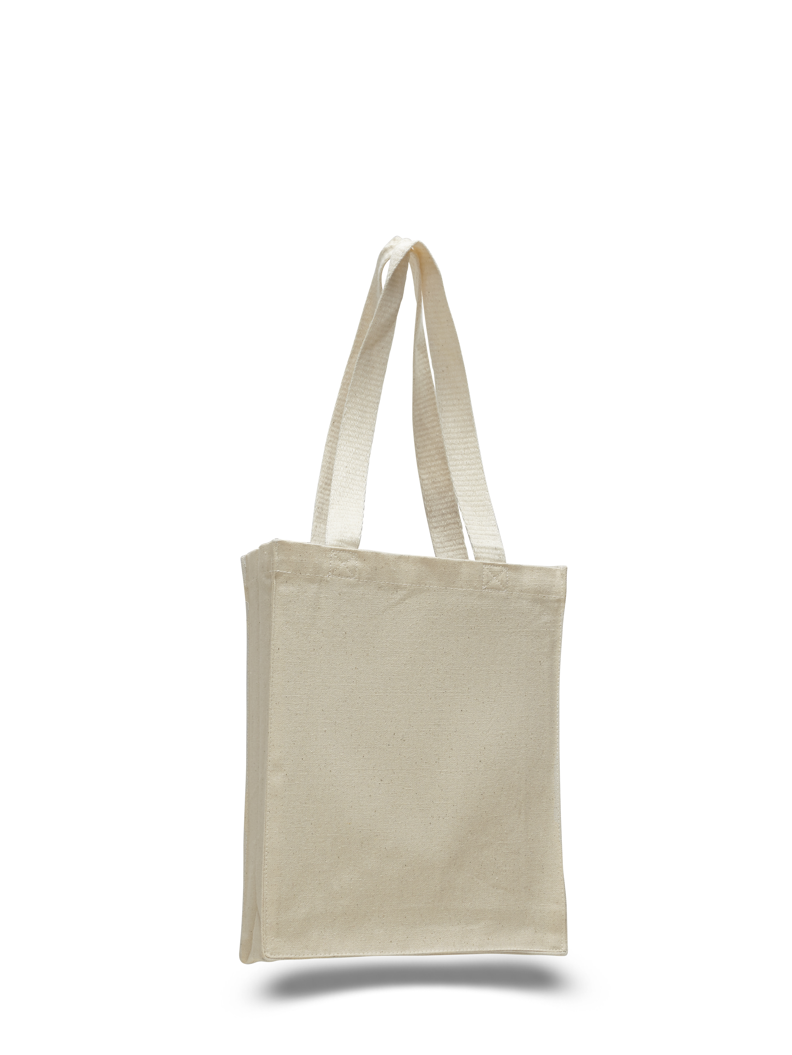 Heavy 12 oz. Cotton Canvas Book Bag Tote Bag - Colors, custom tote bag with logo imprint 6