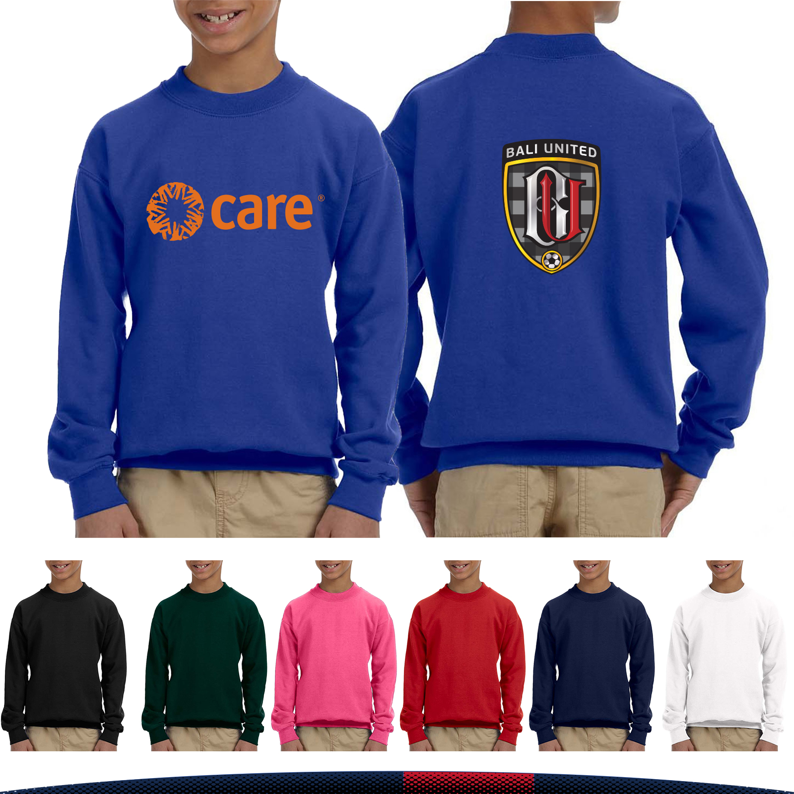 Gildan® Youth Cotton Crewneck Sweatshirts 8