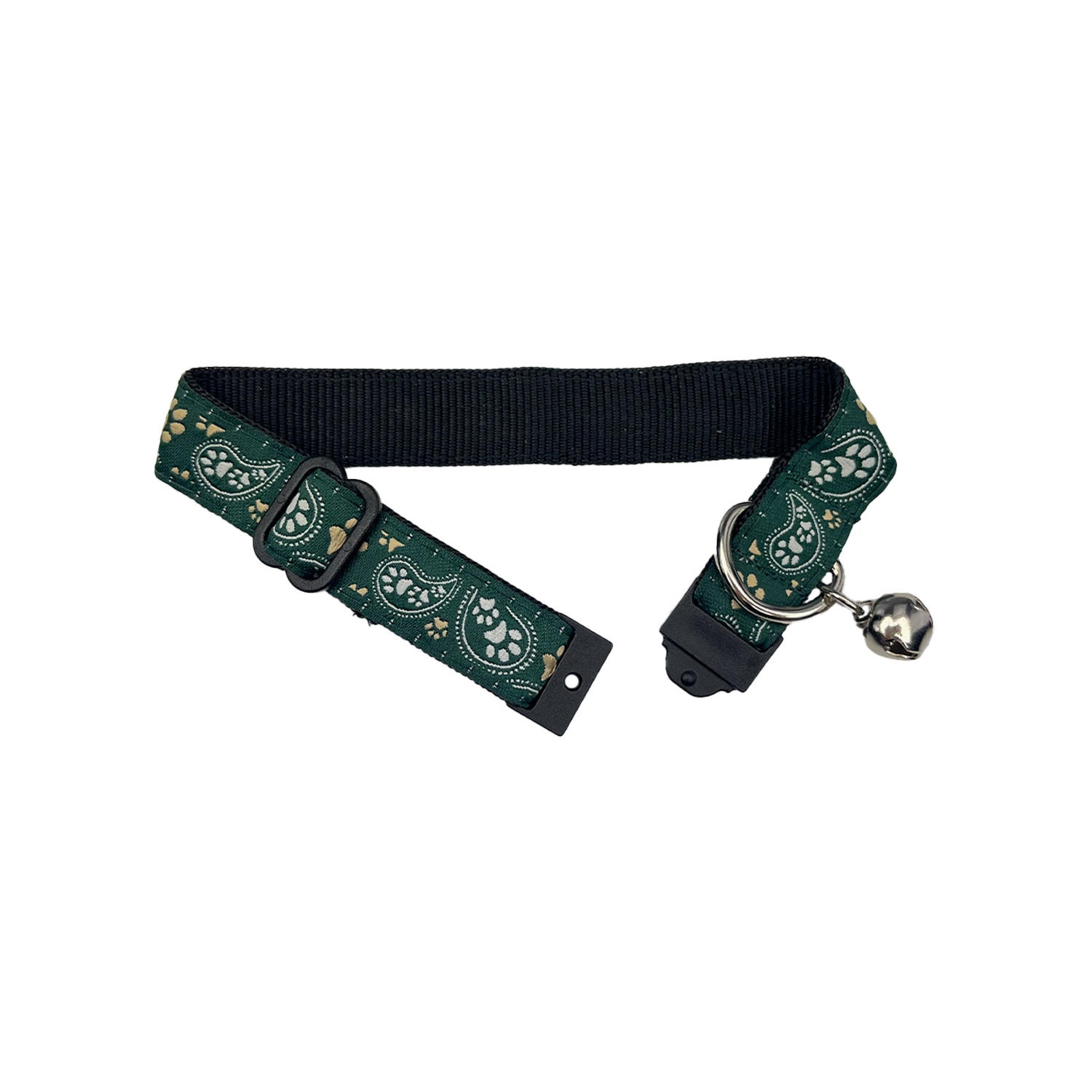5/8" Woven Cat Collar w/ Bell - "Elite" Weave