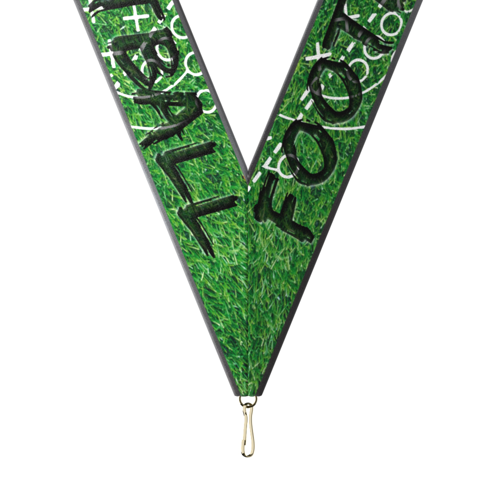 1-1/2" x 34" Sublimated Football Neckband w/ Quick Clip