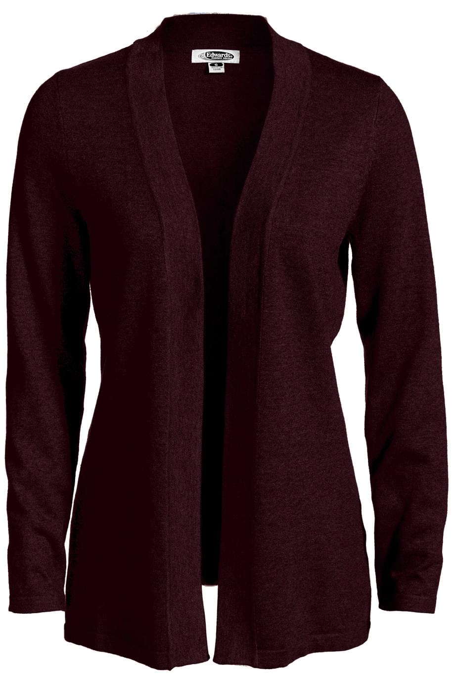 Tri Blend Ladies Open Cardigan