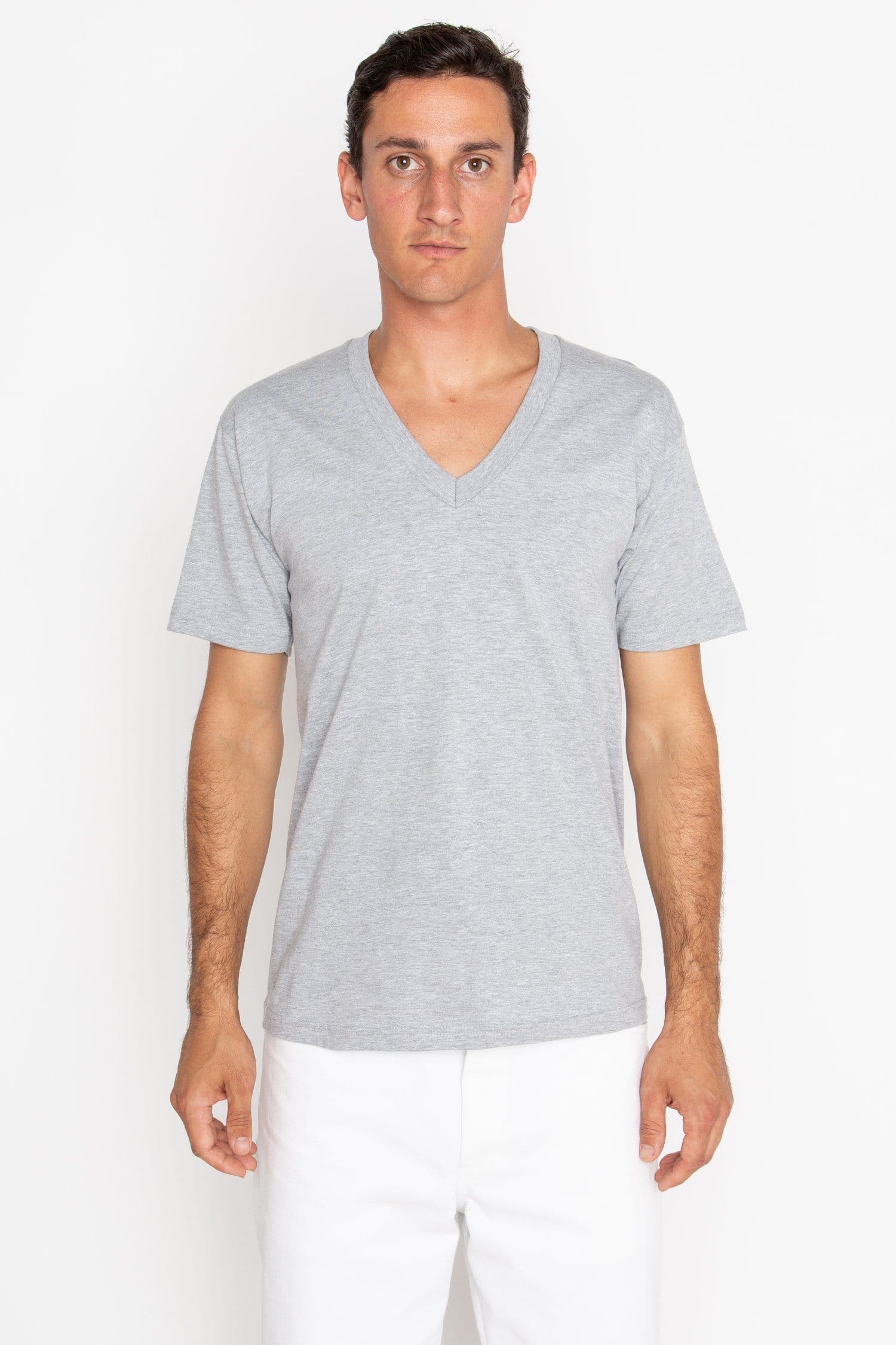 4.3 OZ FINE JERSEY V-NECK 12