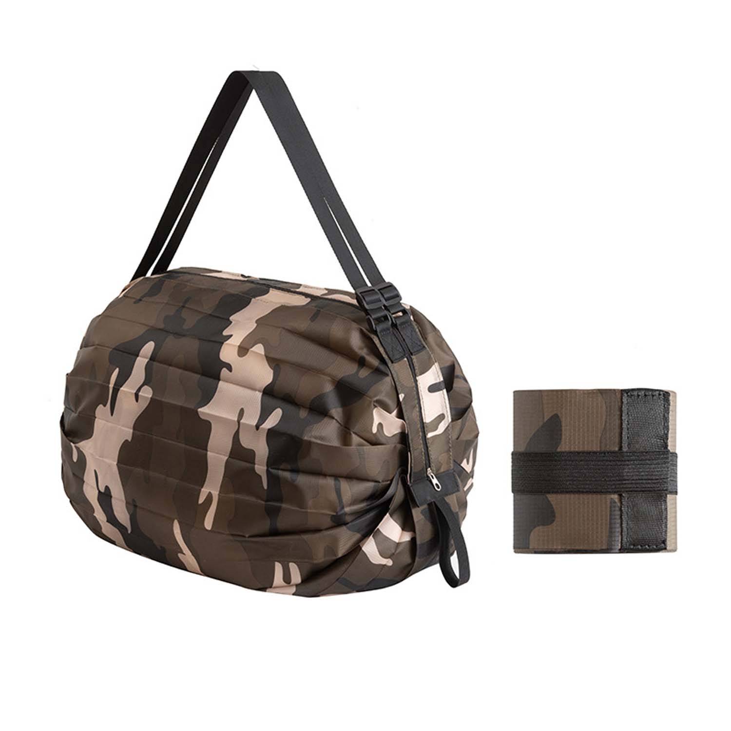 One-Shoulder Reusable Folding Grocery Bags for Shopping, custom tote bag with logo imprint 10