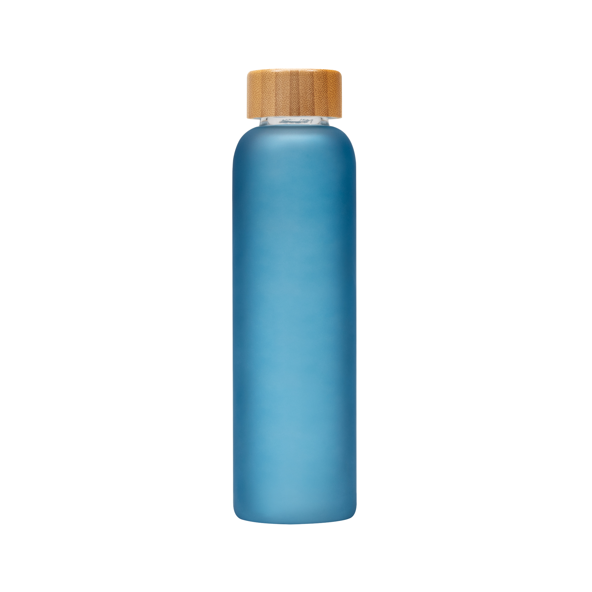 Lucerne - 20 oz. Frosted Borosilicate Glass Bottle with Bamboo Lid 10