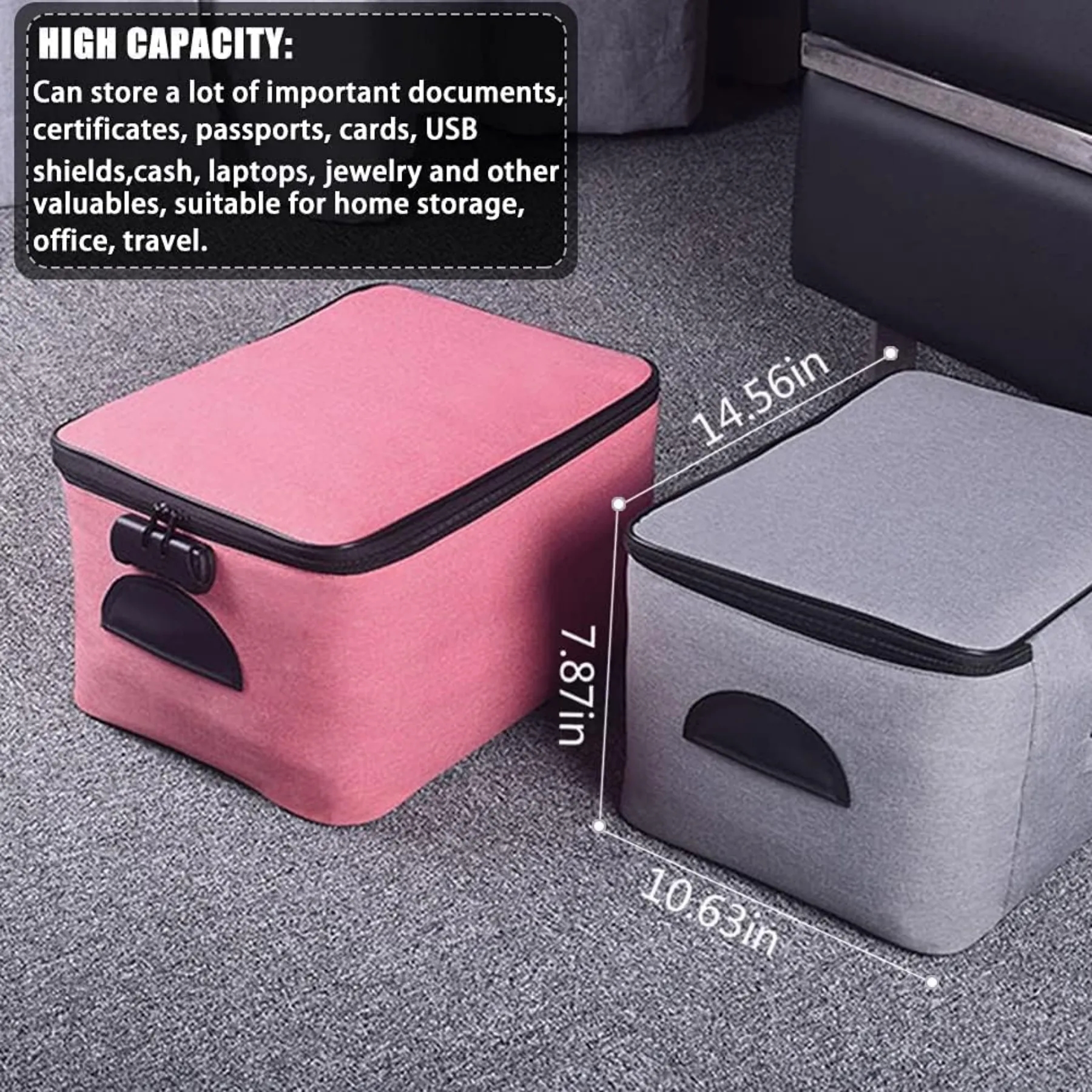 High Capacity Oxford Document Bag 3