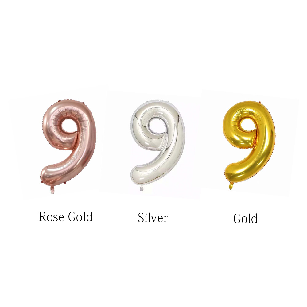 32" Number & Letter Balloons 22
