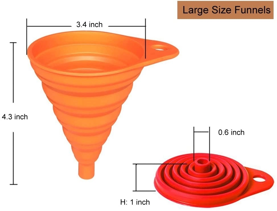 Silicone Collapsible Funnel 4