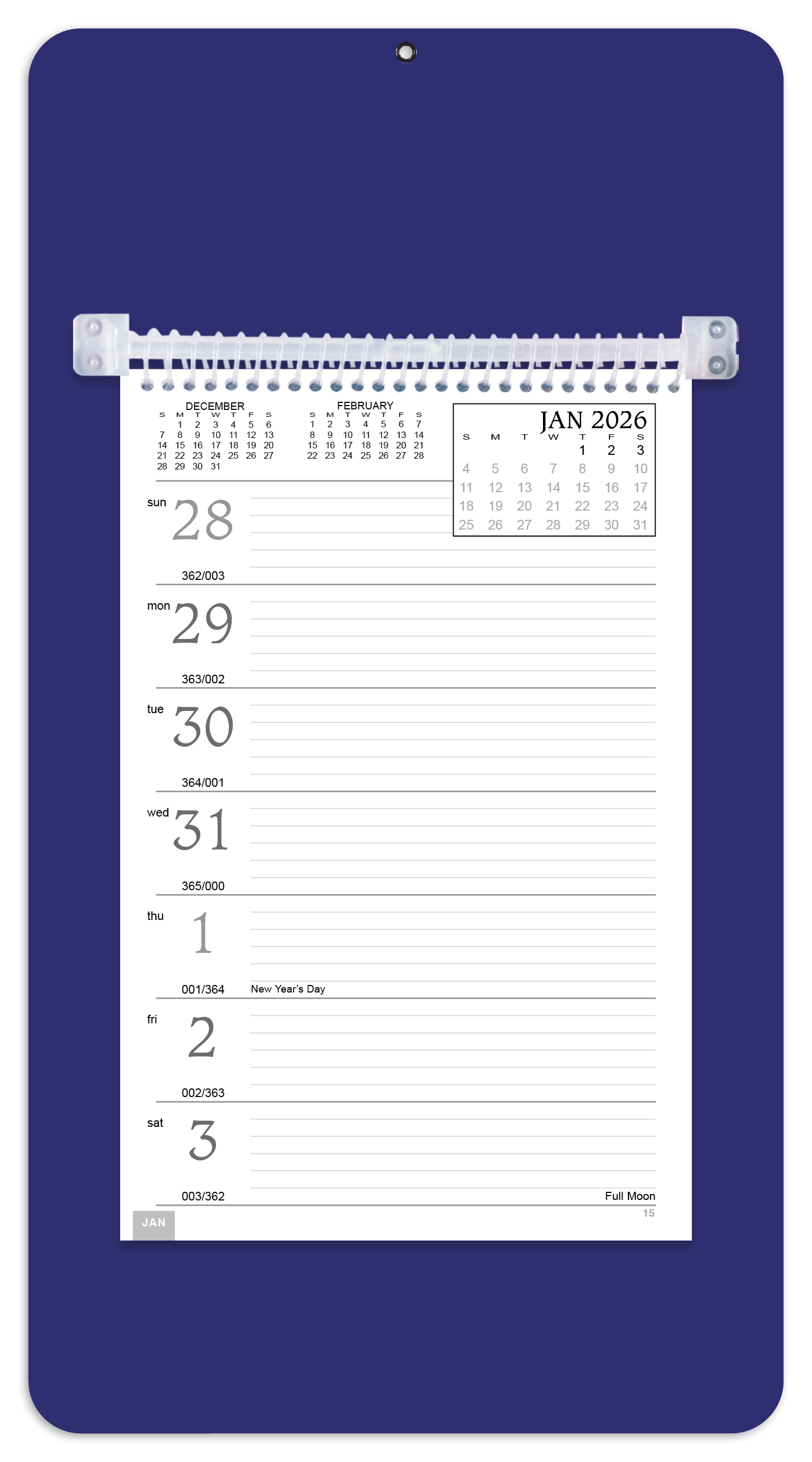 Triumph® Calendars Weekly Memo Calendar 52