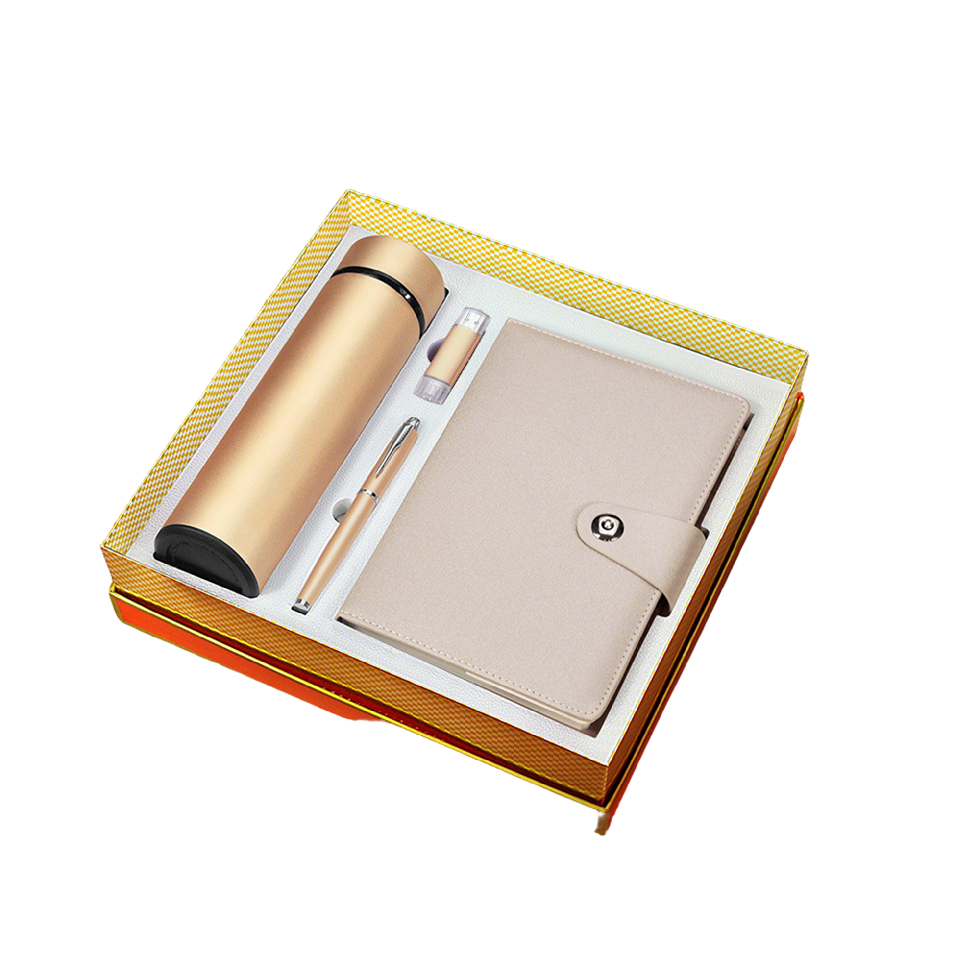 Executive Gift Set With Insulated Cup USB Pen And Notebook 7.7" x 13.4" x 3.3" 7