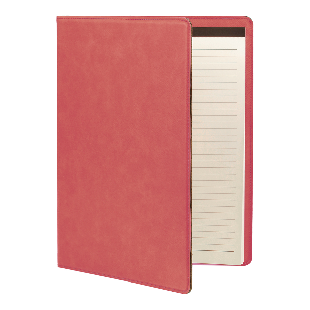 9" x 12" Leatherette Pink Portfolio 3