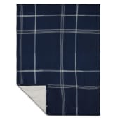 Plaid Fleece Sherpa Blanket 77