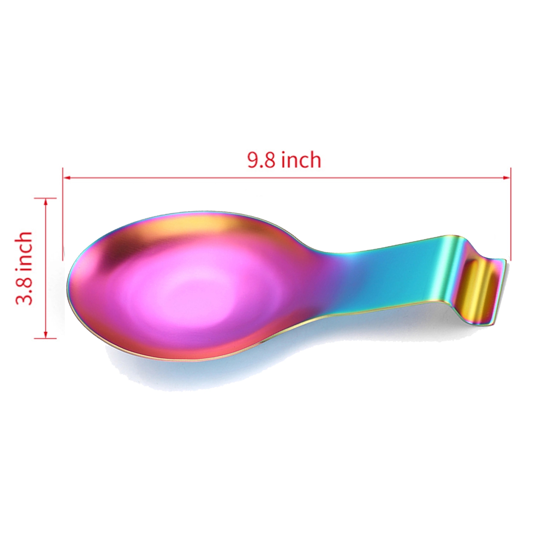 Rainbow Stainless Steel Spoon Rest 3