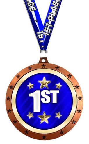Star Bezel Medallion Holder W/ (EVENT) Stock Satin 1