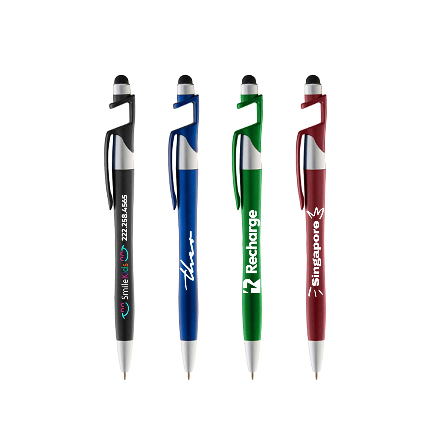 Cell Phone Holder Stylus Twist Pen 3