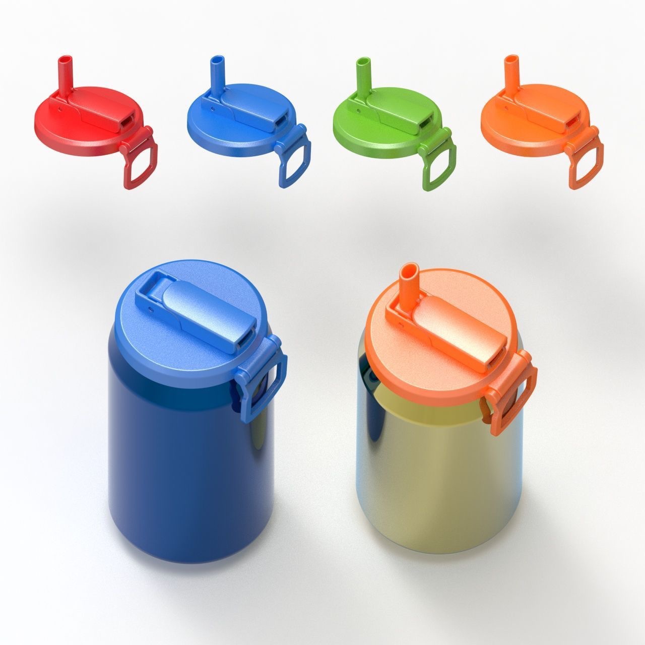 Reusable Silicone Can Straw Lid 5