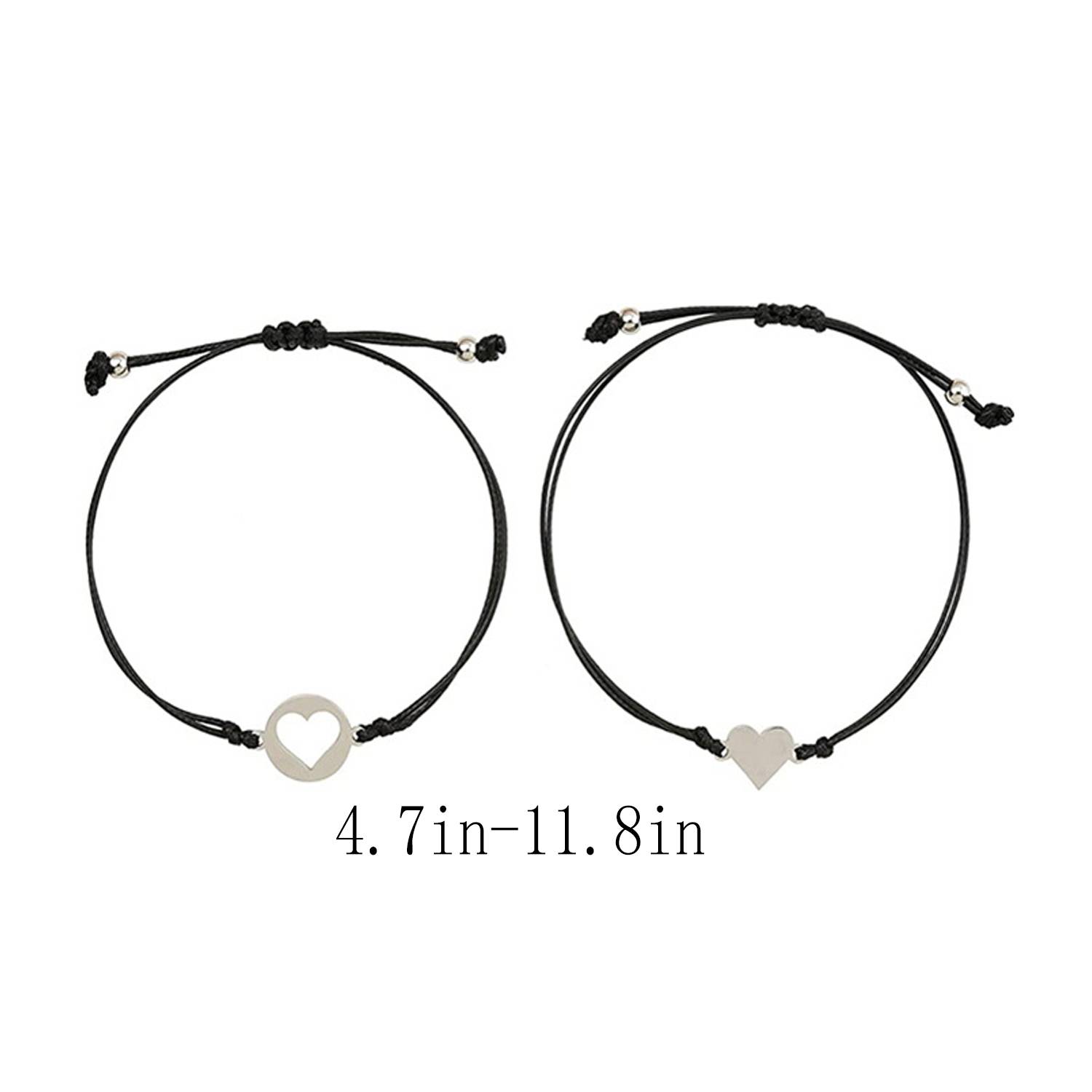 Heart woven rope bracelet 5