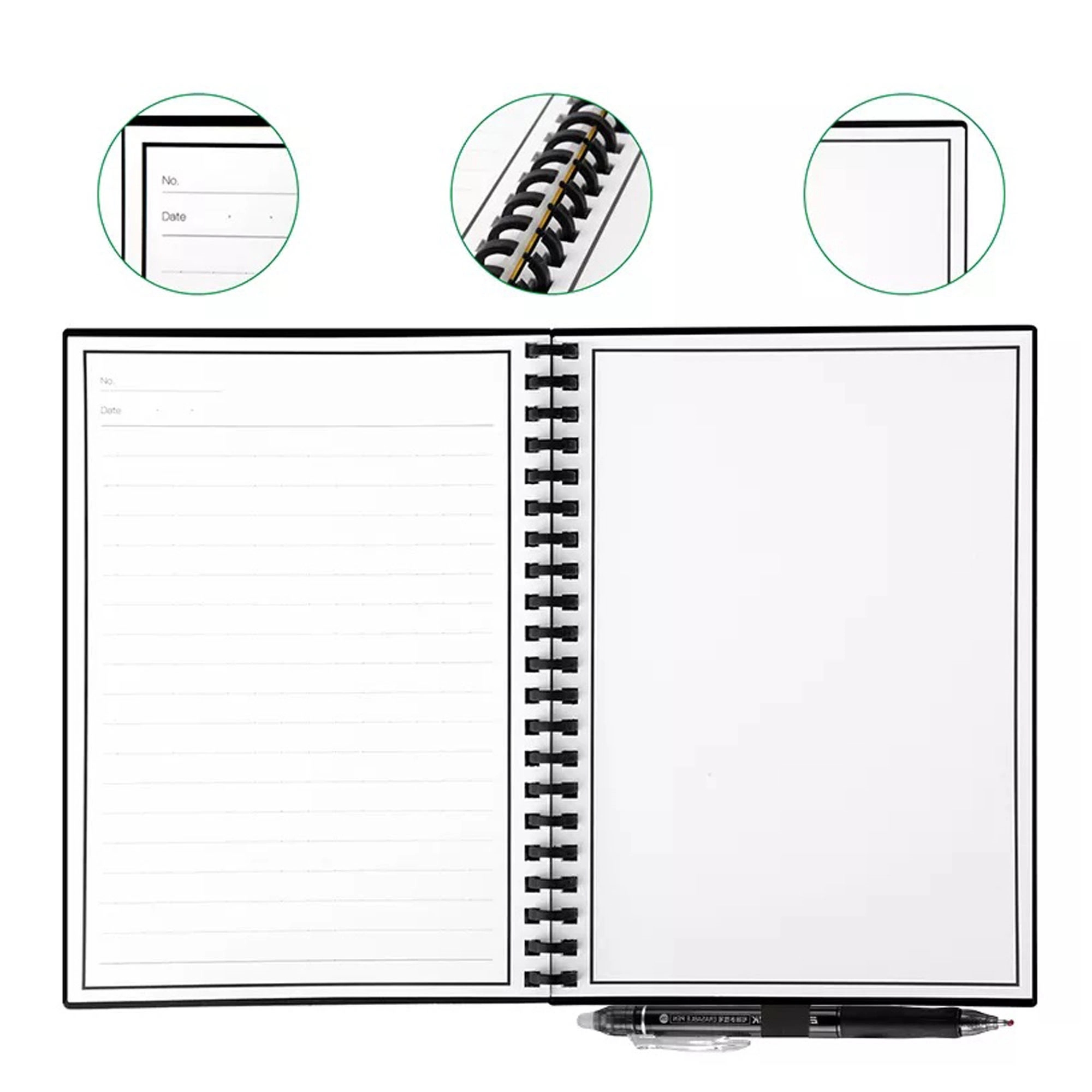Dry Erase Reusable Notebook Set 4