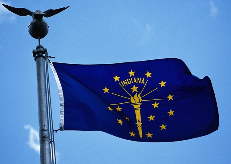 Indiana State Flag - 3' x 5' - Polyester 1